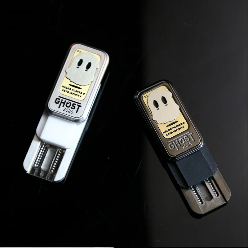 شبح EDC تململ المنزلق الفولاذ المقاوم للصدأ ثلاث طبقات لعبة تقليل الضغط الميكانيكية ADHD القلق الإغاثة تململ لعبة الكبار الهدايا #1