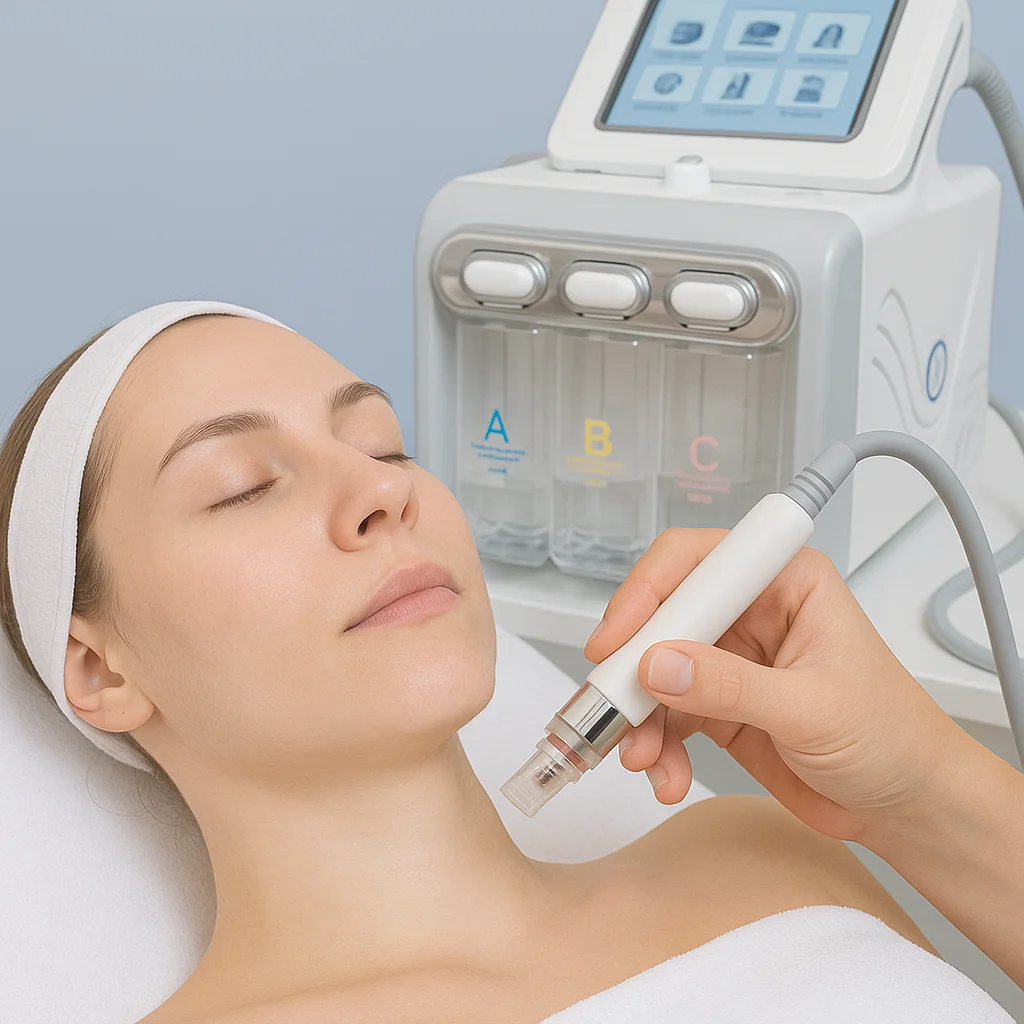 جديد هيدرا جلدي جهاز تجميل الوجه العناية بالبشرة تنظيف الوجه تقشير الجلد استخراج الرؤوس السوداء آلة فقاعة صغيرة #1