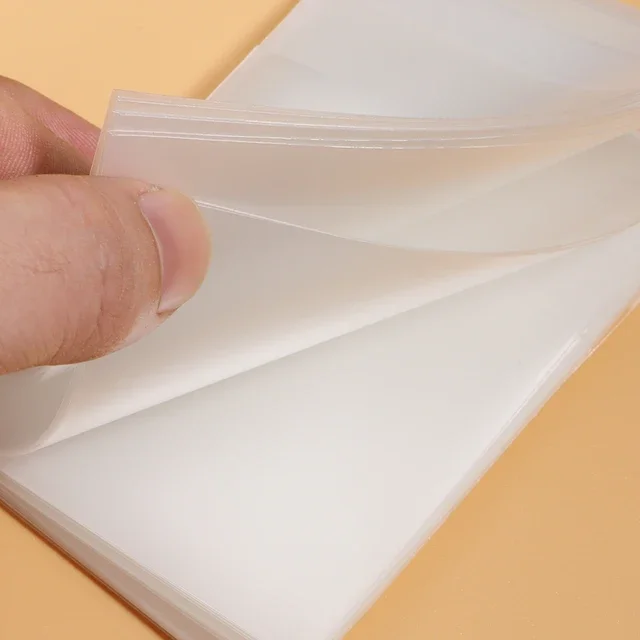 100 Stück transparente, mattierte Plastiktüten, Geschenktüten, selbstklebende Beutel, Kekse, Süßigkeiten, Schmuckverpackung, geeignet für Hochzeit, Party – Detail 4