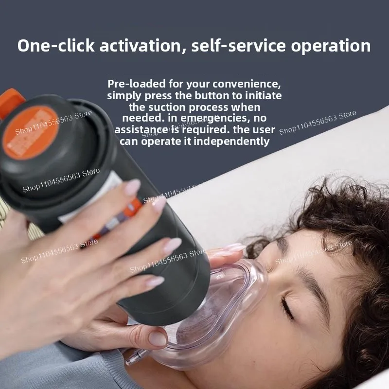 Portable Anti-Choking Emergency Device, Negative Pressure Rescue Mask For Infant & Adult Throat Foreign Body First Aid
