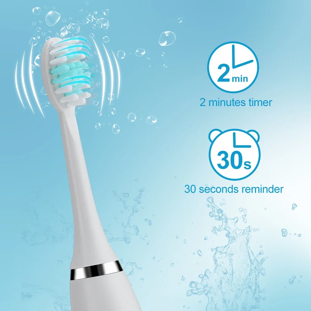 Electric Toothbrush USB Rechargeable 5 Modes 4 Speeds Waterproof Dental Care Soft Bristles Whitening Brush