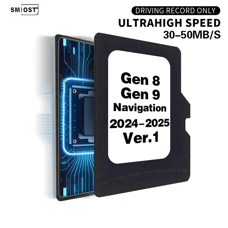 Update Maps EU UK for Lexus CT/ES/GS/IS/LS/LX/NX/RC Vehicle 2024/2025 GEN8 GEN9 Navigation TF Card 8GB GPS Card Software