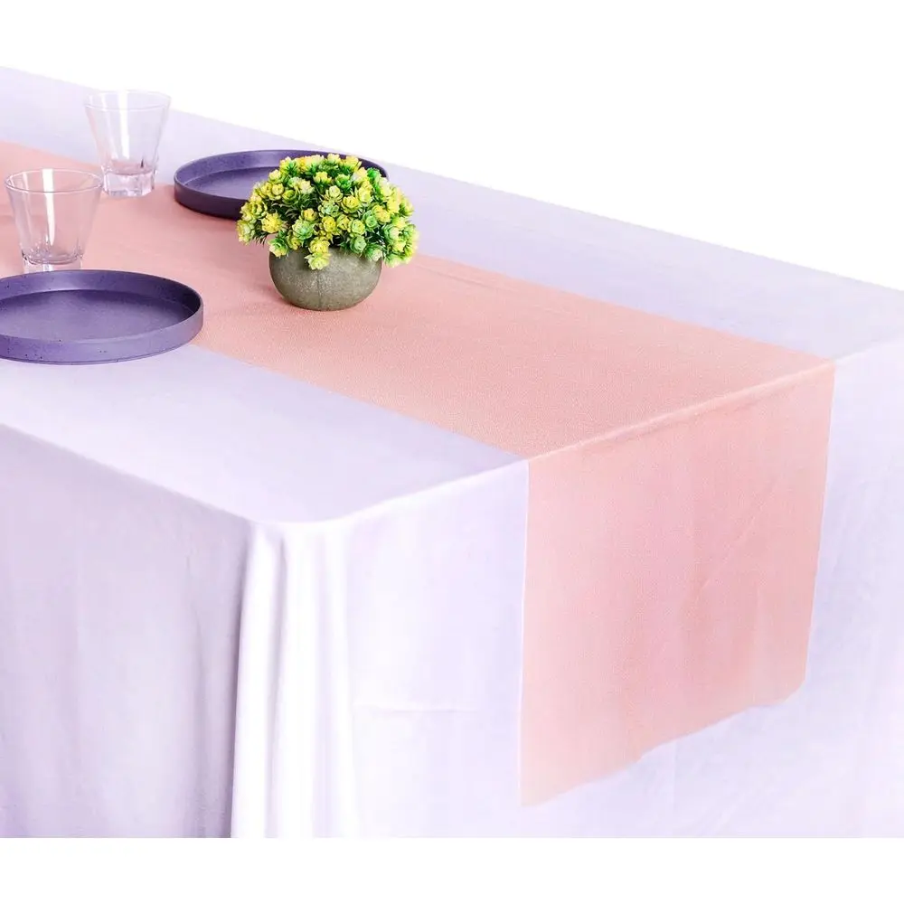 

Peach 20-Pack 12x108 Table Runners for Weddings, Parties, and Special Events
