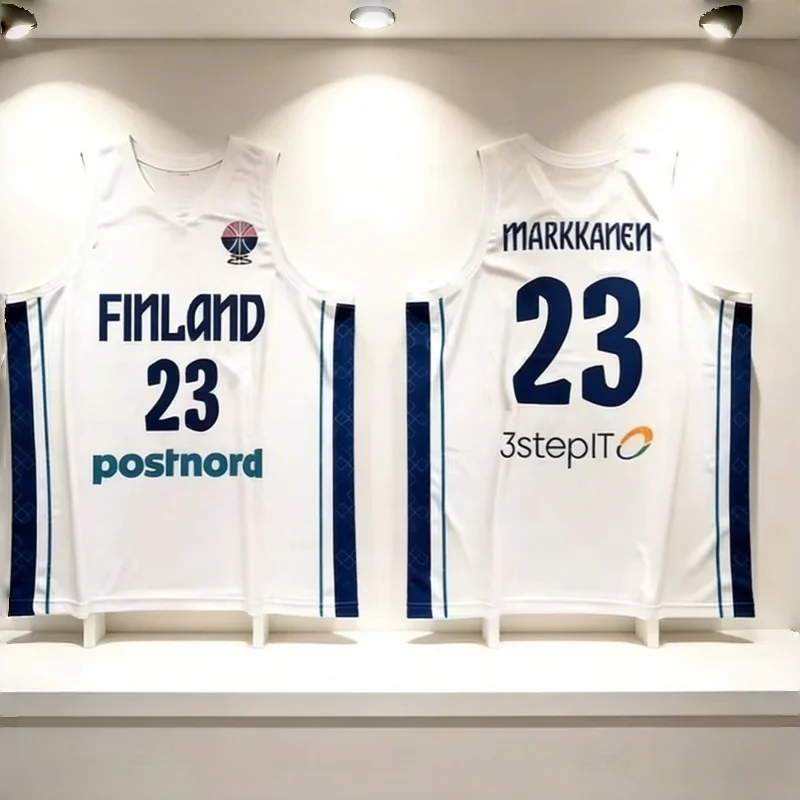 Camisetas de Baloncesto de Finlandia 2026, Nuevas Llegadas, Estilo Muurinen, Local y Visitante, Deportivas Casuales, 3D, para Hombre, Estilo Nuevo, Ropa de Playa