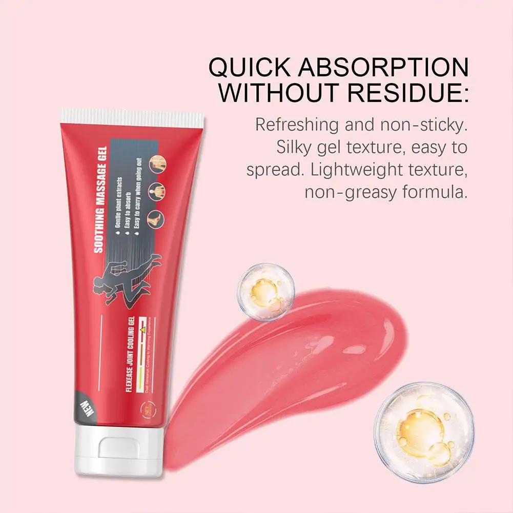 1/3/5pcs Crema da massaggio per sollievo articolare Aspirazione rapida Ginocchia Schiena Collo Mani Non grasso Muscolo Corpo Efficace Gel da massaggio levigante