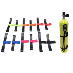 Gas cylinder hoop Side hung pressure reducing Elastic Rubber bottle NonSlip strap Diving Tanks Retainer Band accessories