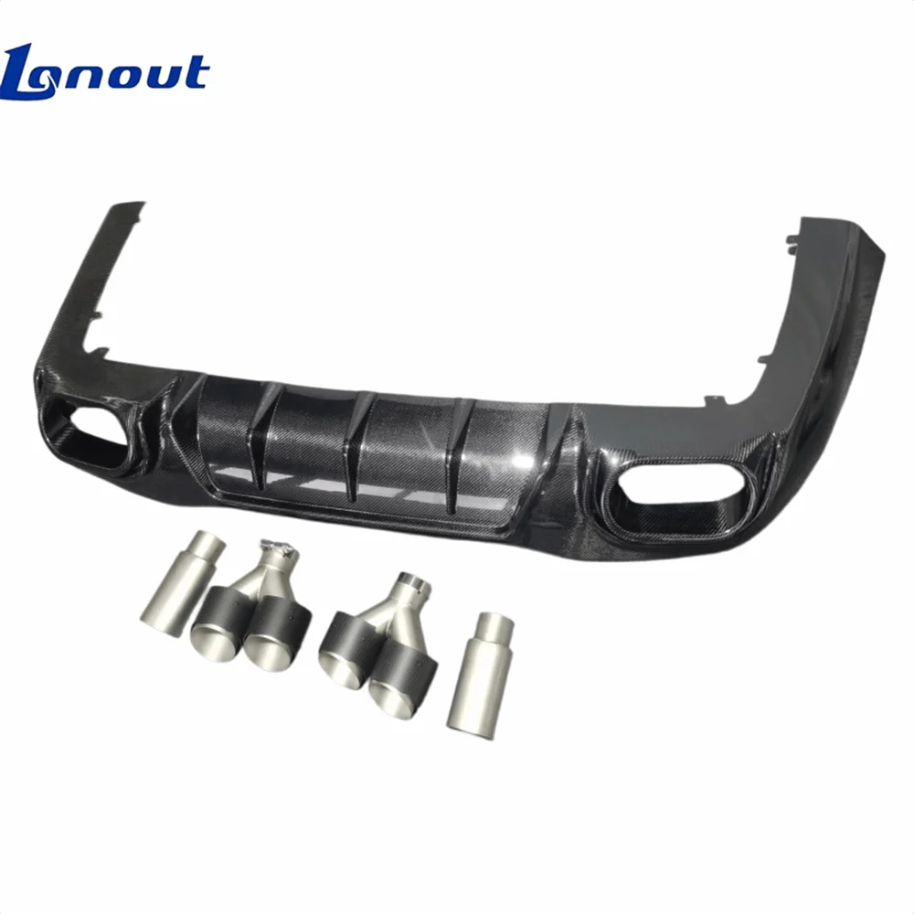 Rear Diffuser for AMG GT63 Modified B-style 3k High-quality Dry Carbon Fiber Rear Bumper Lip Body Kit