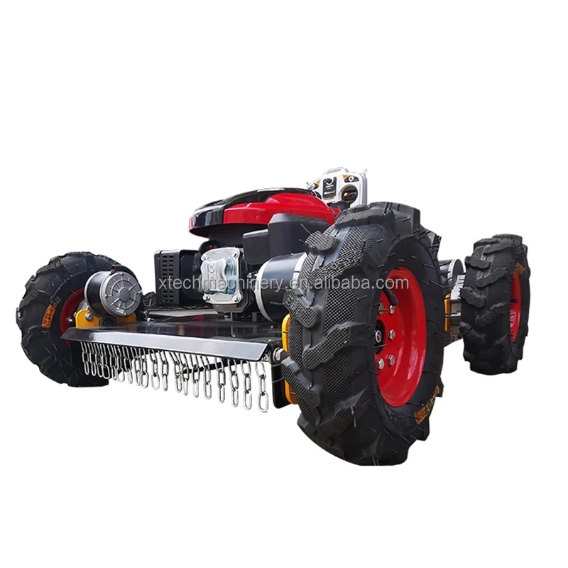 

China Manufacturer Garden Farm Field Courtyard Mini Smart Robot Cutter Remote Control Gasoline Lawn Mower