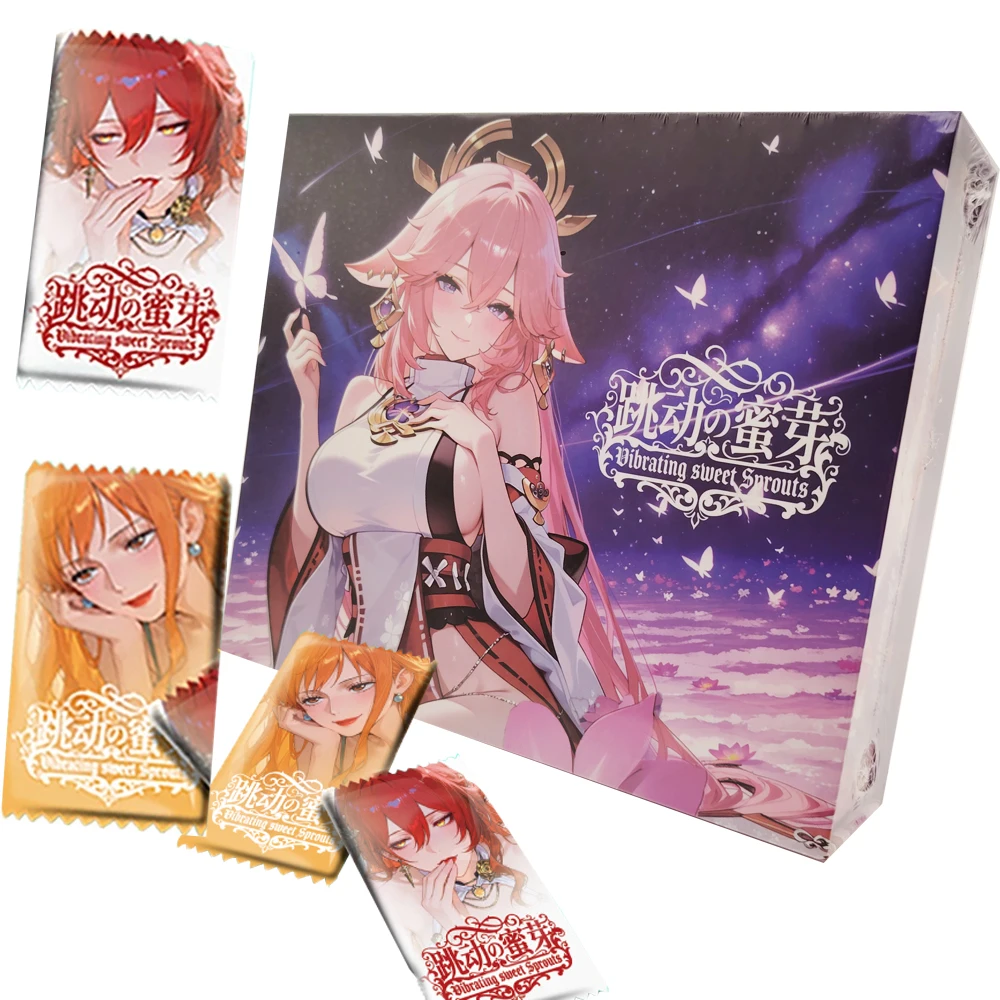 Vibranting Sweet Sprouts Classic IP Collection Cards Beautiful and Attractive Girl Exquisite Hobbies Cards Decoration Toys Gifts
