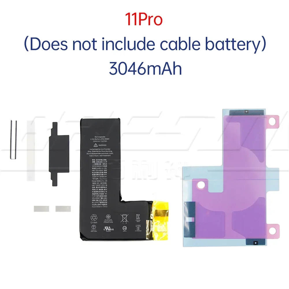 NEW Rechargeable Battery Cell No Without Flex For iPhone XR X Xs 11 12 13 14 15 Pro Max Mini SE 2 For Apple Battery Cell