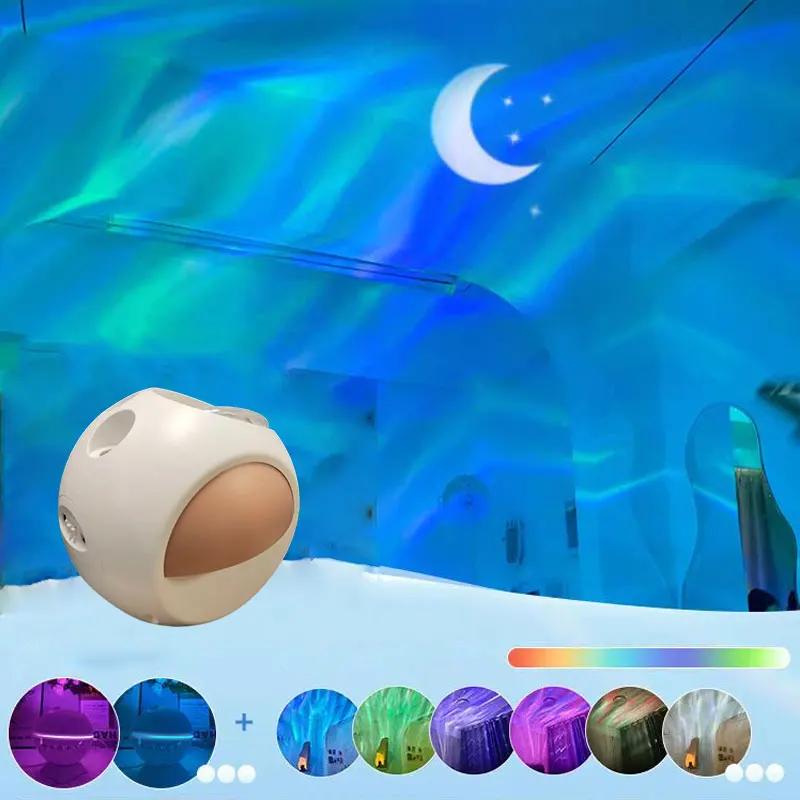 

Galaxy Projector Night Starlight Projector in The Bedroom Aurora Projector with Moon Ambient Lighting in Children's Adult Rooms