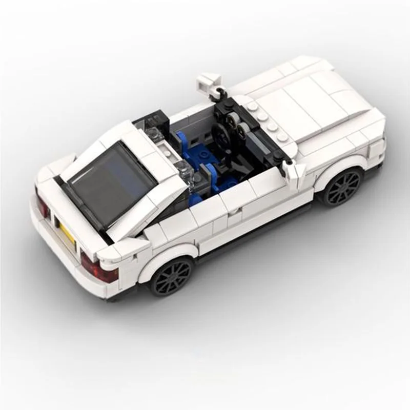 379 قطعة MOC Audiee كوبيه 4 ألوان أحمر أبيض مدينة نموذج اللبنات لعبة الهندسة المعمارية لتقوم بها بنفسك الطوب الإبداعي هدايا عيد الميلاد للأطفال #5