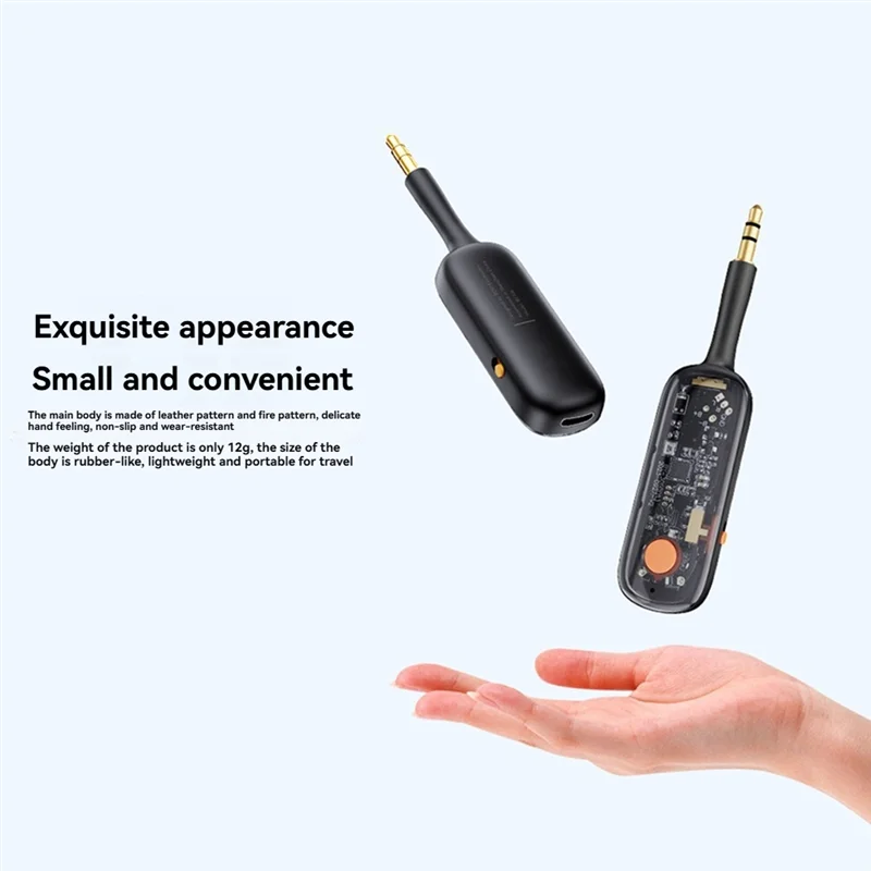 HFES Bluetooth 5,3 transmisor receptor para TV/avión a auriculares para auriculares PC TV altavoces de coche