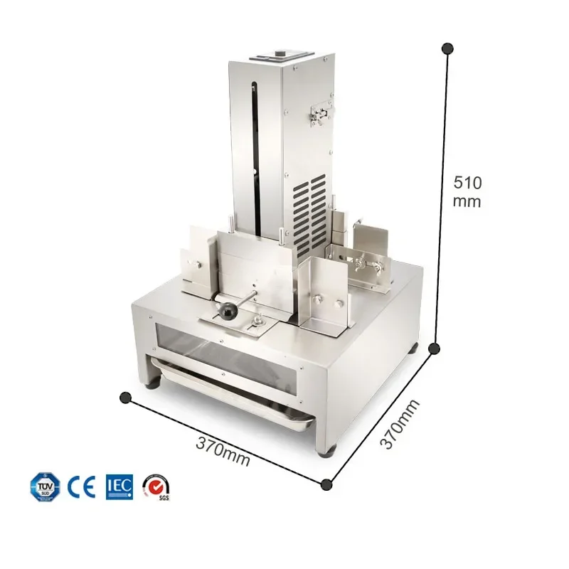 Macchina automatica per scheggiare il cioccolato Affettatrice per cioccolato commerciale Raschietto per cioccolato elettrico Macchina per rasatura per trucioli 200W