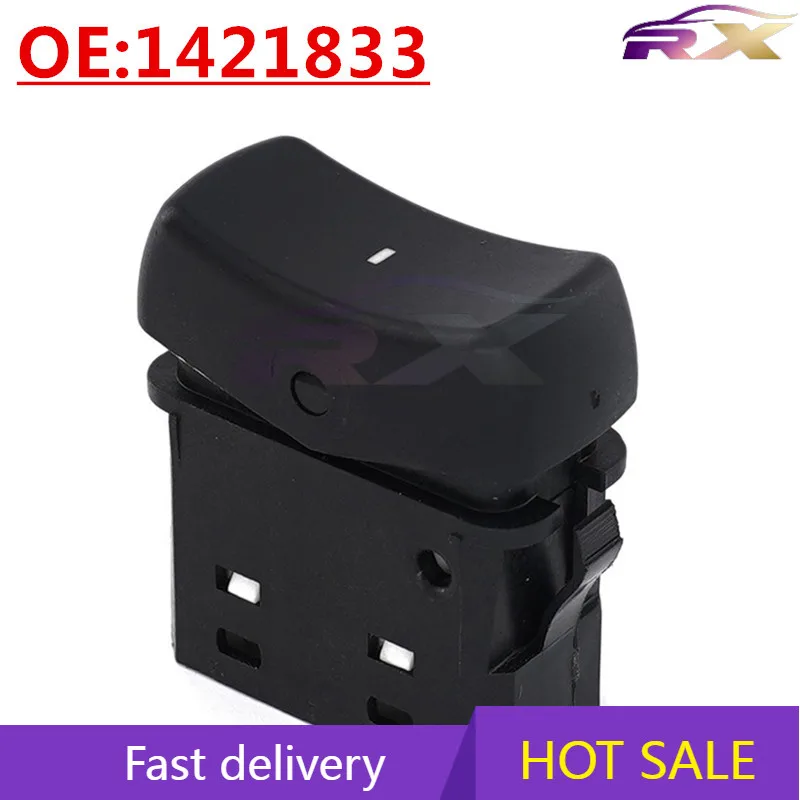 

OEM:1421833 Suitable for Scania automotive glass lifter switches, electric window adjustment button single switch