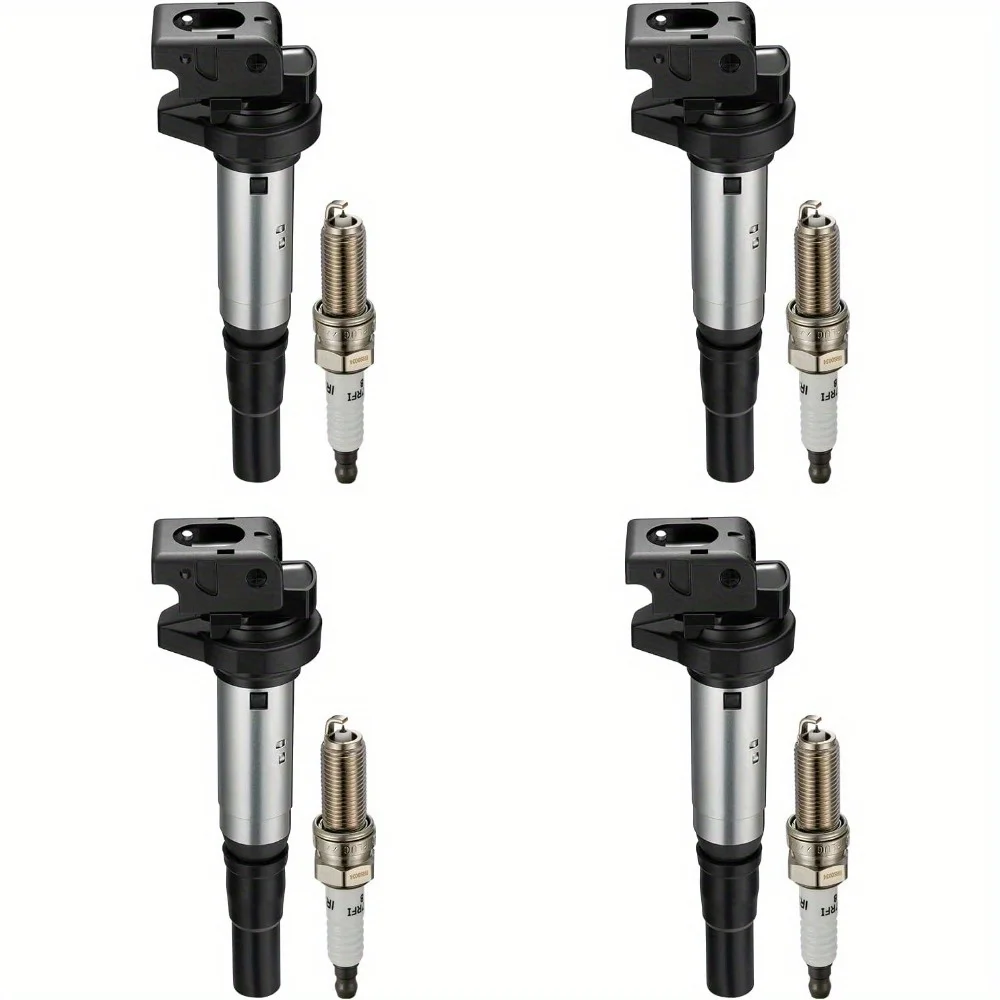 

Ignition Coils UF598 + Iridium Spark Plug 97968 for Mini Cooper 1.6L (4PCS)