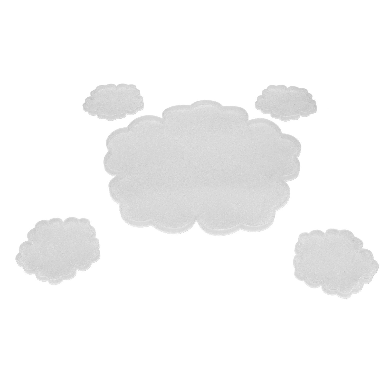 Stampi in resina per sottobicchieri per fiori Pezzi Stampi in resina siliconica per sottobicchieri Set per la decorazione domestica Stampi per sottobicchieri per fiori per colata di resina