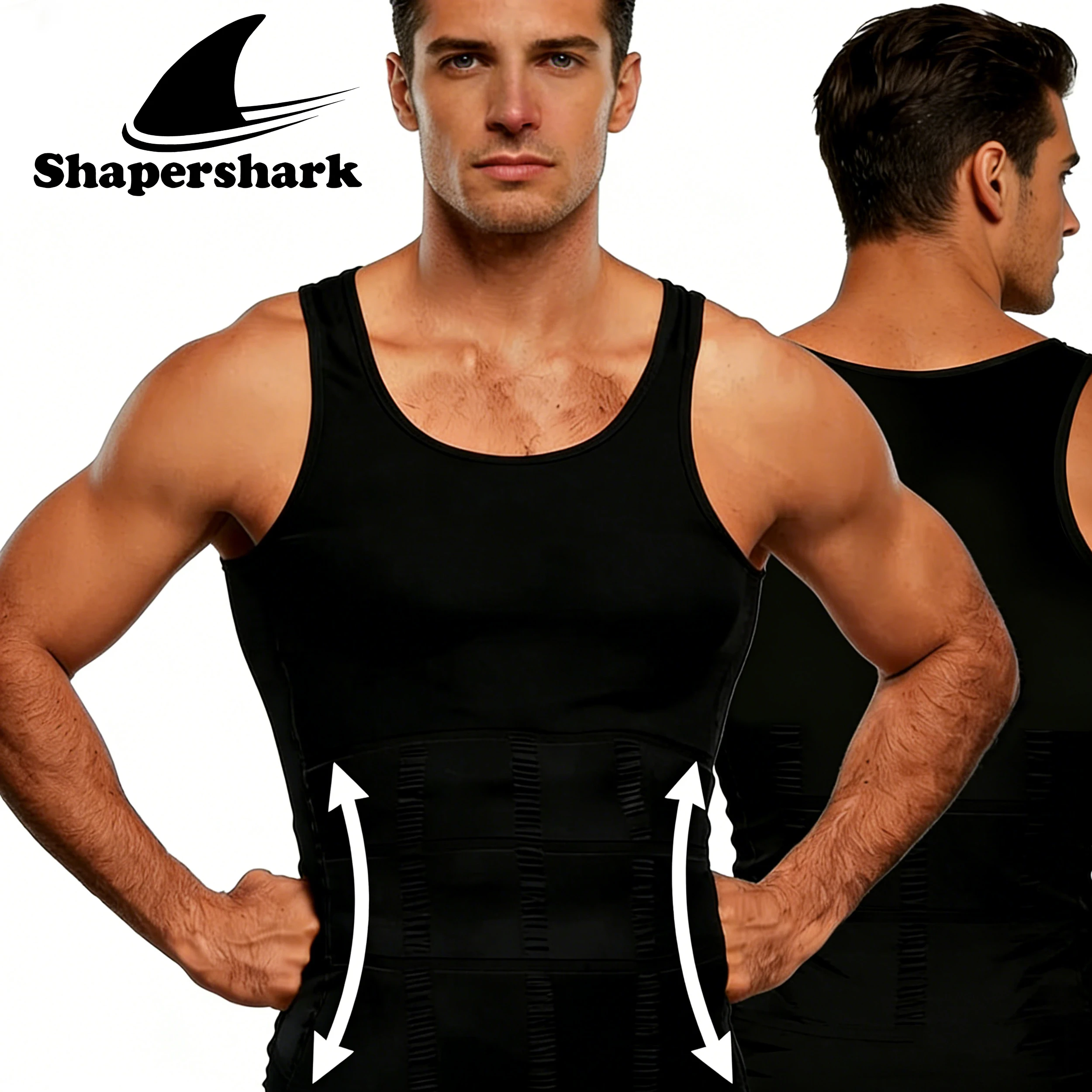 

Men's Compression Vest Shapewear Base Layer High Elasticity Breathable Sweat-Absorbing Winter Inner Layer Workout T-Shirt Exerci