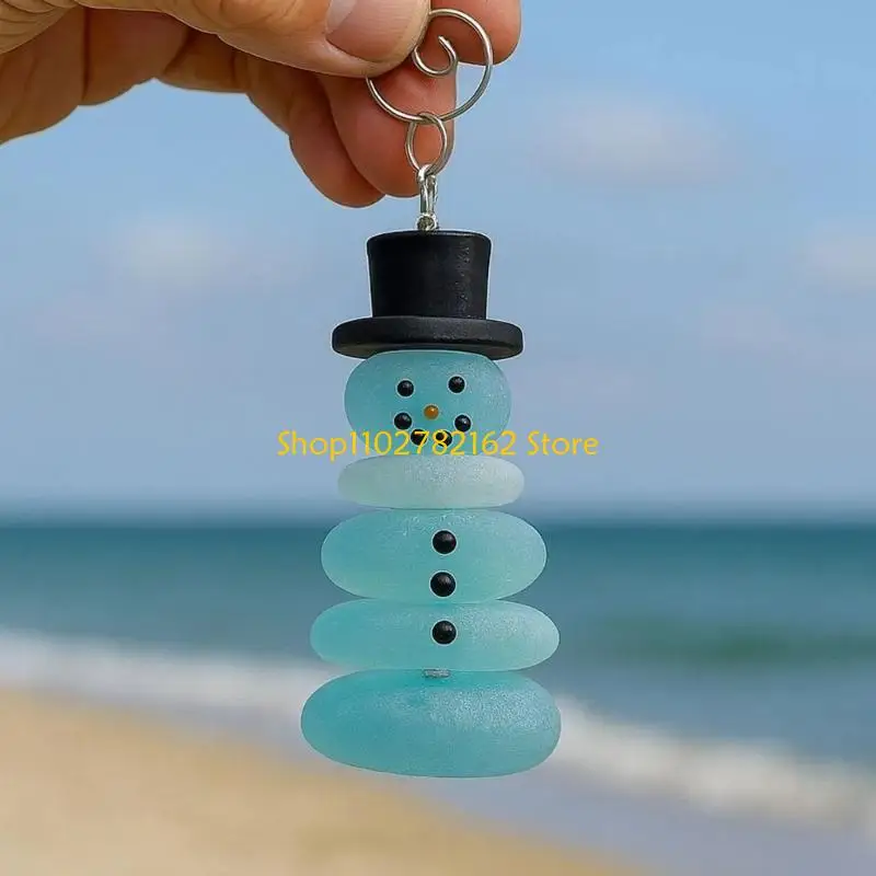 

547B Premium Glass Christmas Tree Car Accessory Coastal Beach Decors Safe Not Toxic Interior Hanging Ornament