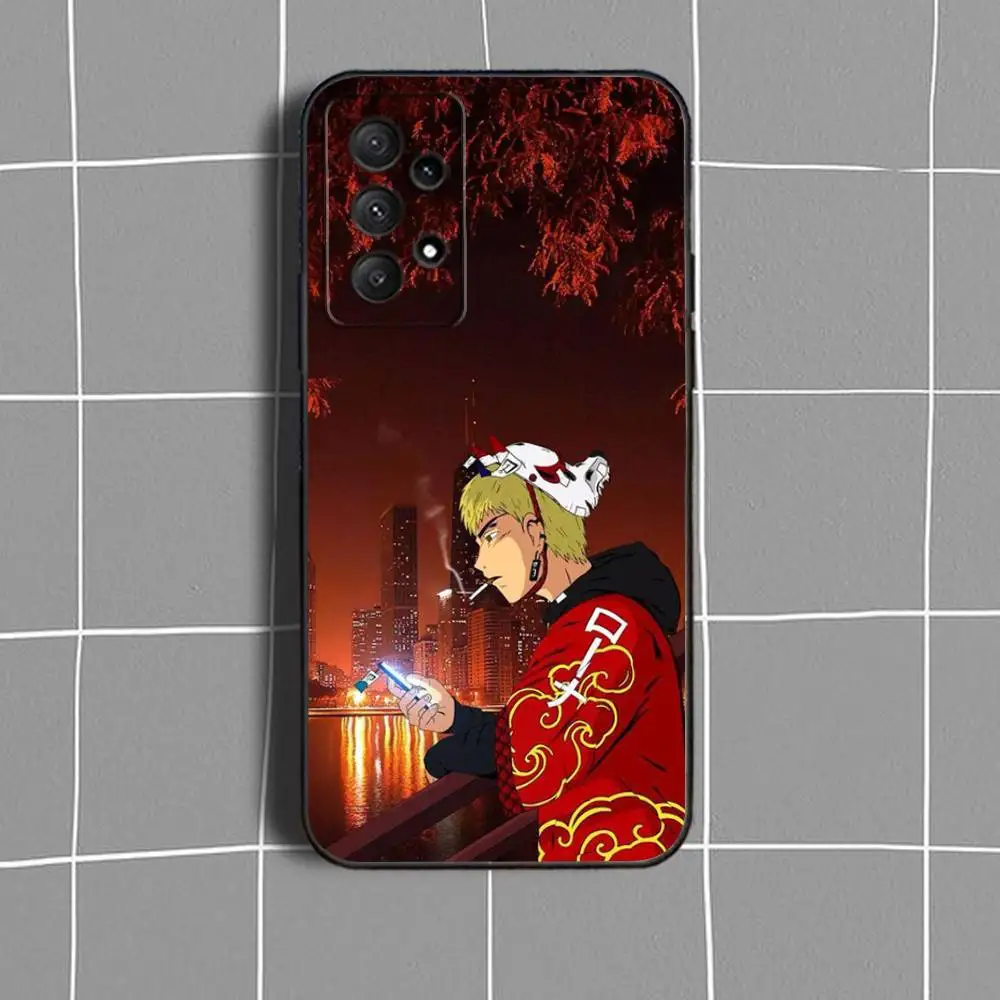 Custodia per telefono Great T-Teacher OnizukaS GTO per Samsung Galaxy A73,31,32,72,41,53,52,71,22,5G,Nota,J7,8,9 Cover nera morbida