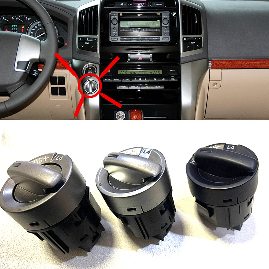 1X Central Transfer Position Switch 4WD Switch 2 Gear Drive Switch For Toyota Land Cruiser LC200 2007-2015 84223-60050