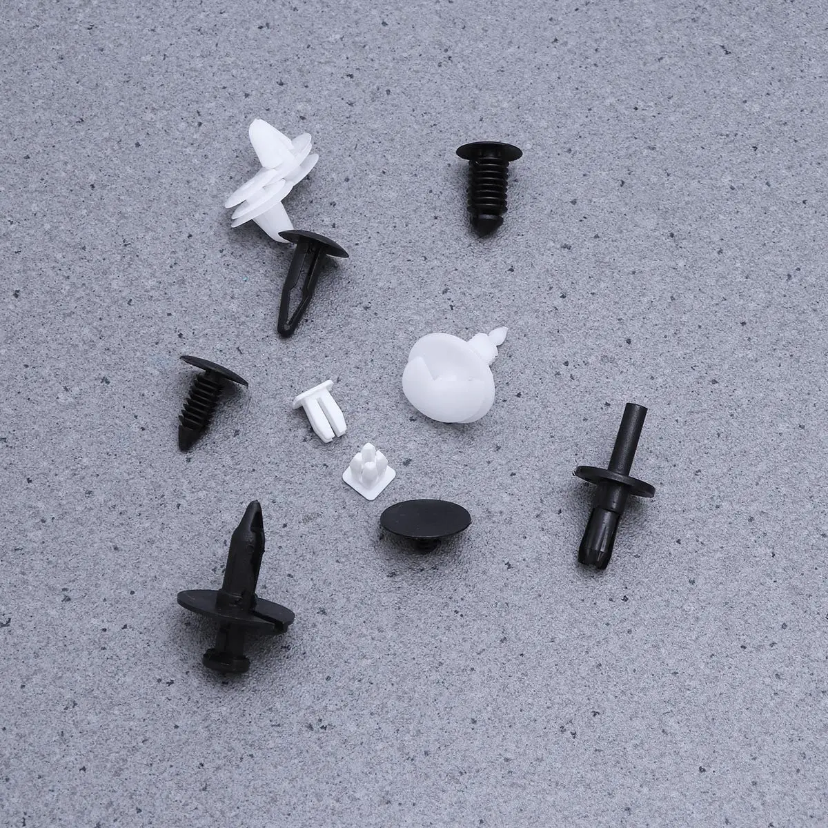 

Набор автомобильных клипс-фиксаторов (435 шт.), черные нейлоновые крепления для обшивки дверей, бамперов, крышек двигателя, с отверстиями 6-10 мм