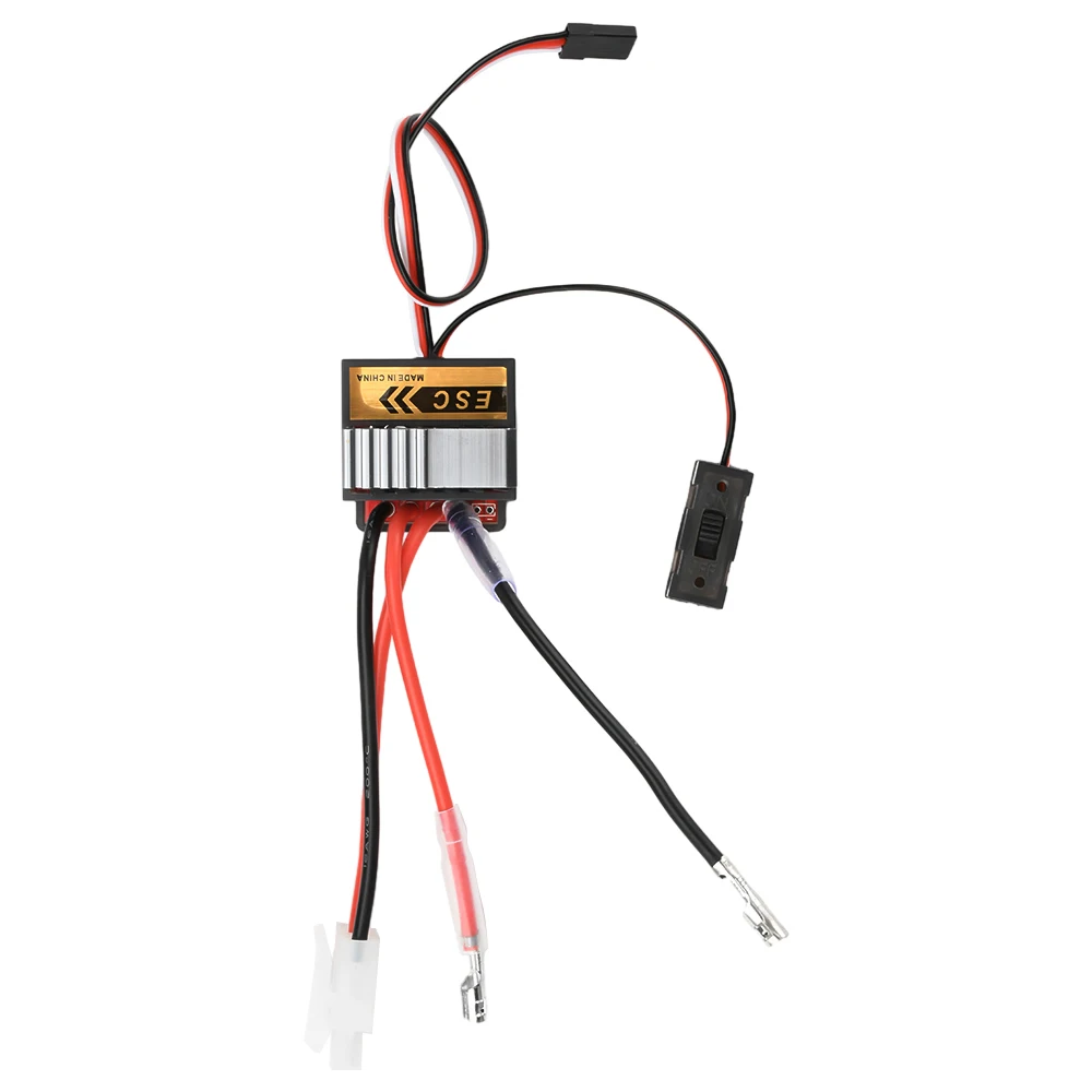 320A ESC แปรงไฟฟ้าปรับยานพาหนะและเรือรุ่น Universal แบบสองทิศทางอิเล็กทรอนิกส์ Governor 2S การกระจายความร้อน