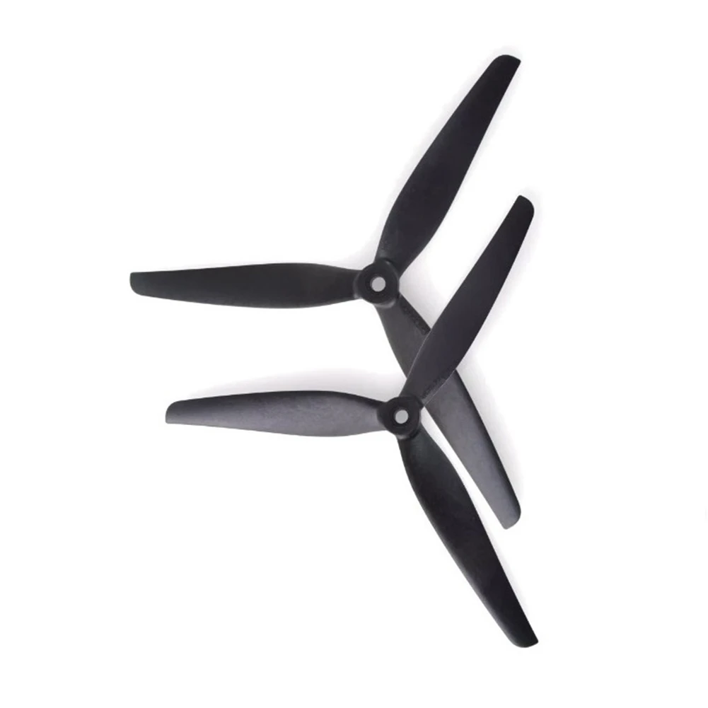 HOT 7X4.5X3 7inch 3 Blades Propeller Black Carbon Reinforced Nylon Propeller for FPV Drone 7045