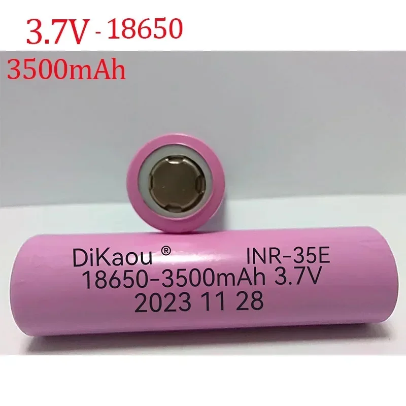 18650 3.7V Lithium Rechargeable Battery 3500mah Real Capacity Battery Suitable for Flashlights Toys Cars Camera Backup Batteries