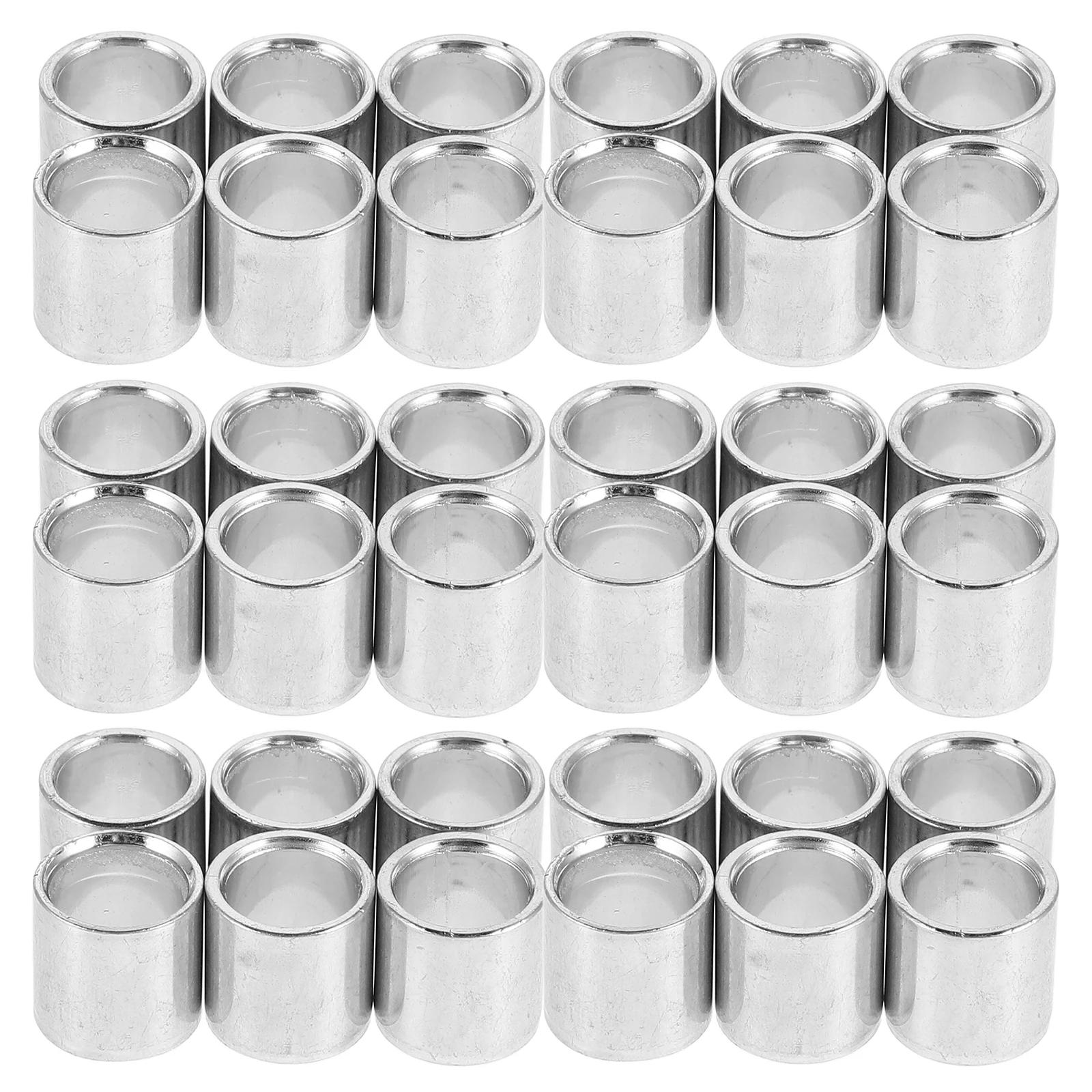 

50 Pcs Roller Skate Accessories Silver Galvanized Iron High Durability Sturdy Practical Long Term Usage Skates Supplies Wheel