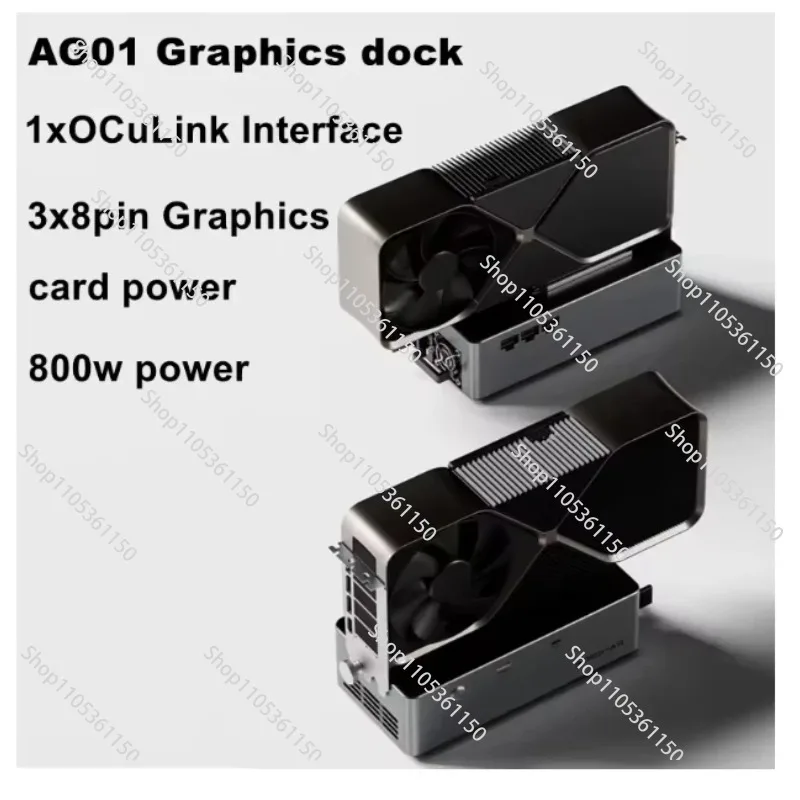 AG01 / AG02 Graphics Card Expansion Dock Buit-in 800W Battery 3*8pin Graphics Card Power Connectors