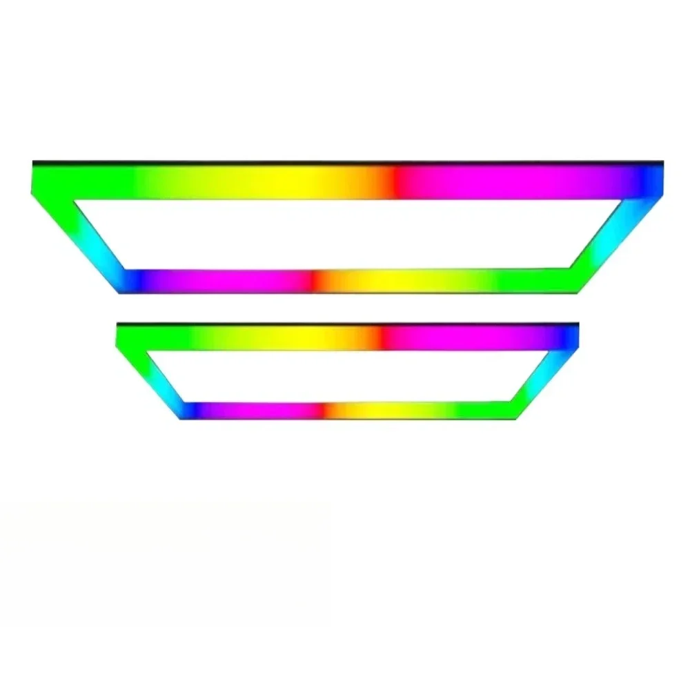 Billiard room atmosphere light, three-sided luminous colorful whole body luminous colorful discoloration