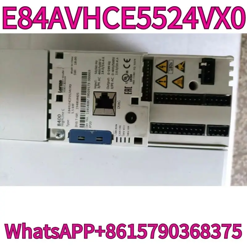 

Used frequency converter E84AVHCE5524VX0 5.5KW tested OK and shipped quickly