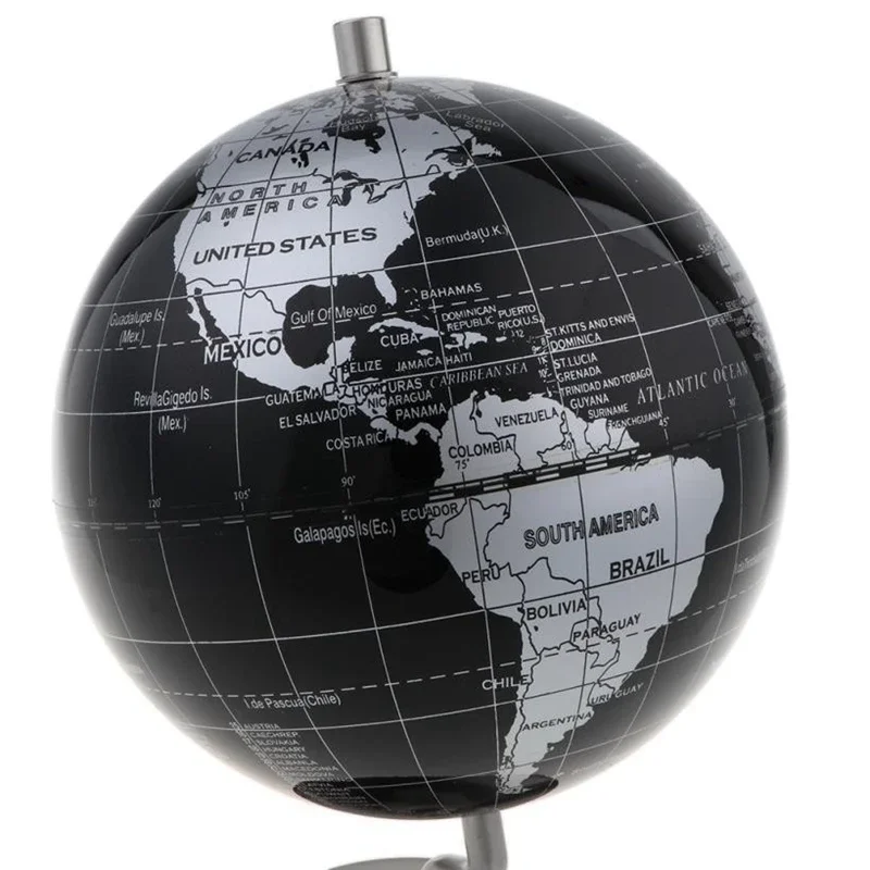 Desktop World Globe Retro Home Decor Accessories Globe Earth 14CM Light Luxury Globe Ornaments World Map Geography Office