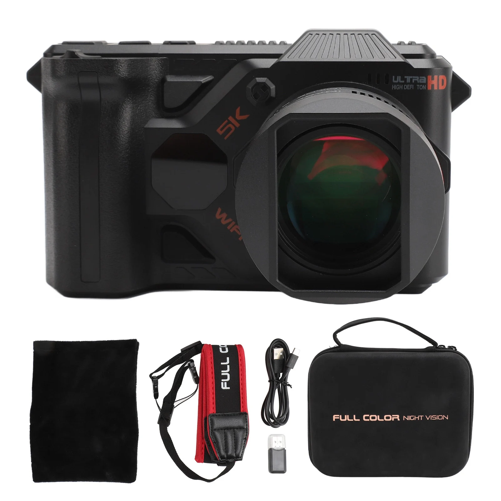 

16:9 4.0 Inch Screen 5K Digital Camera 50MP Travel Video Camera 50x Digital Zoom Infrared Night Vision for Outdoor Photography