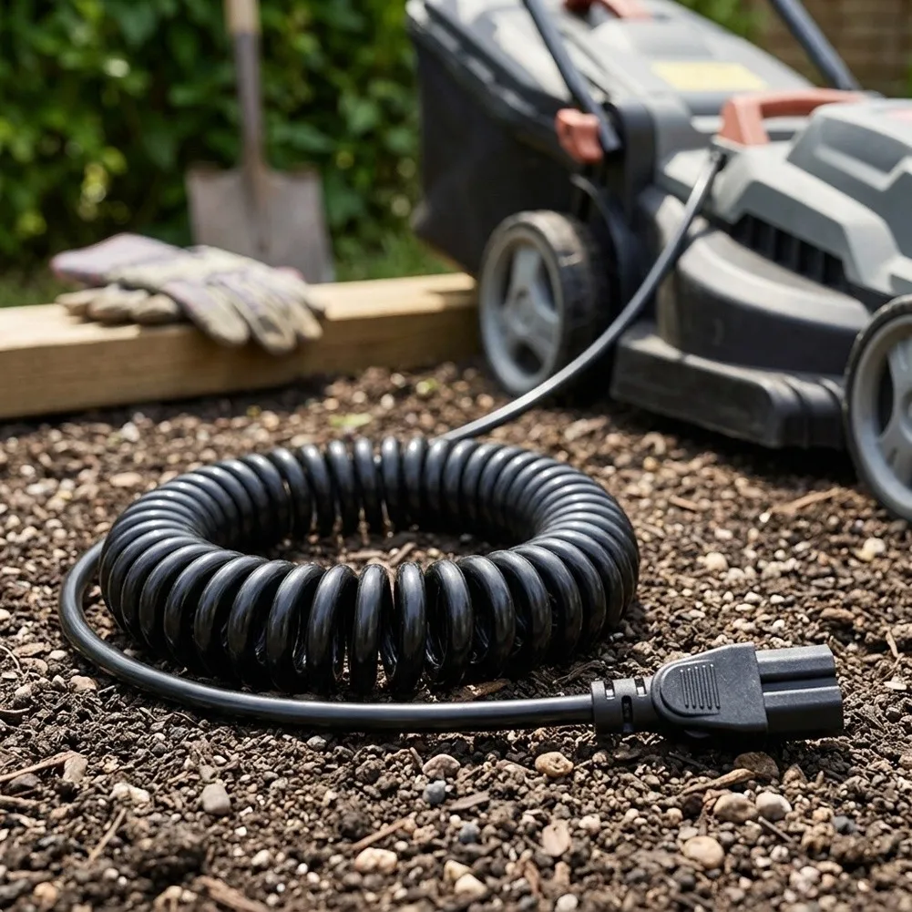 Connecting Wire 12V 48V Wire For Lawn Maintenance 1.5 Gauge Wire 1.8 Meter Length Dual-metal Material Wear Resistant Design