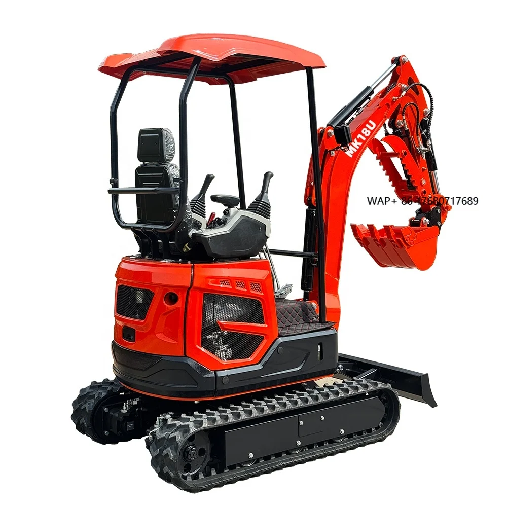 Versatile Trenching Machine Ripper with Thumb Clamp Rake Crawler Excavator Compatible for Demolition & Material Handling