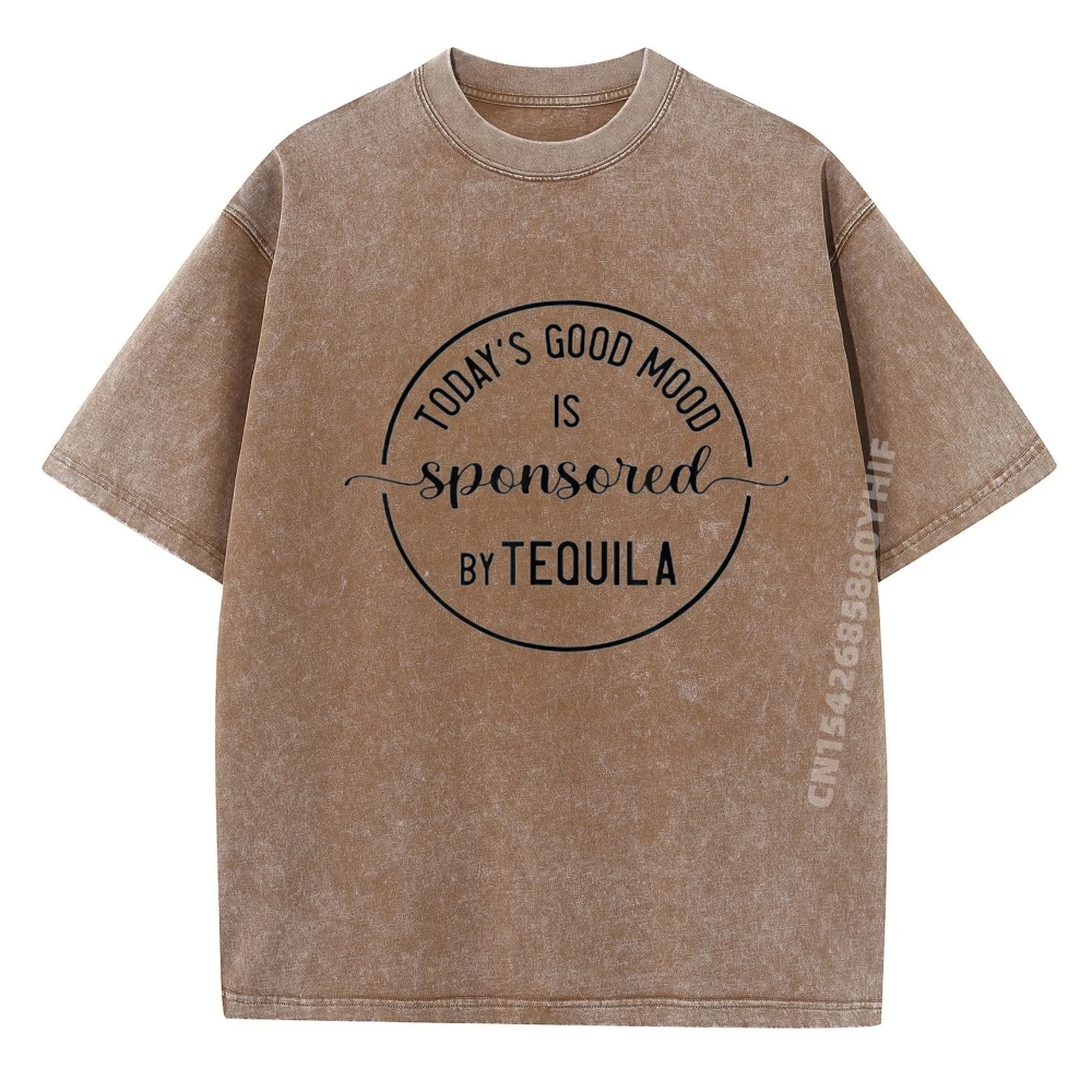 

Today is Good Mood is Sponsored by Tequila Cinco de Mayo Men Clothing Graphic Tees Simple Washed New In Tops & Tees HOLIDAYS