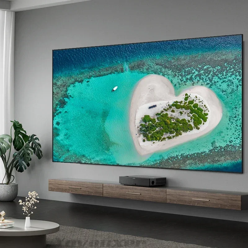 Yovanxer CLR UST PET كريستال إطار ثابت شاشة عرض ALR الضوء المحيط رفض لأجهزة العرض UST قصيرة جدا 8K ثلاثية الأبعاد