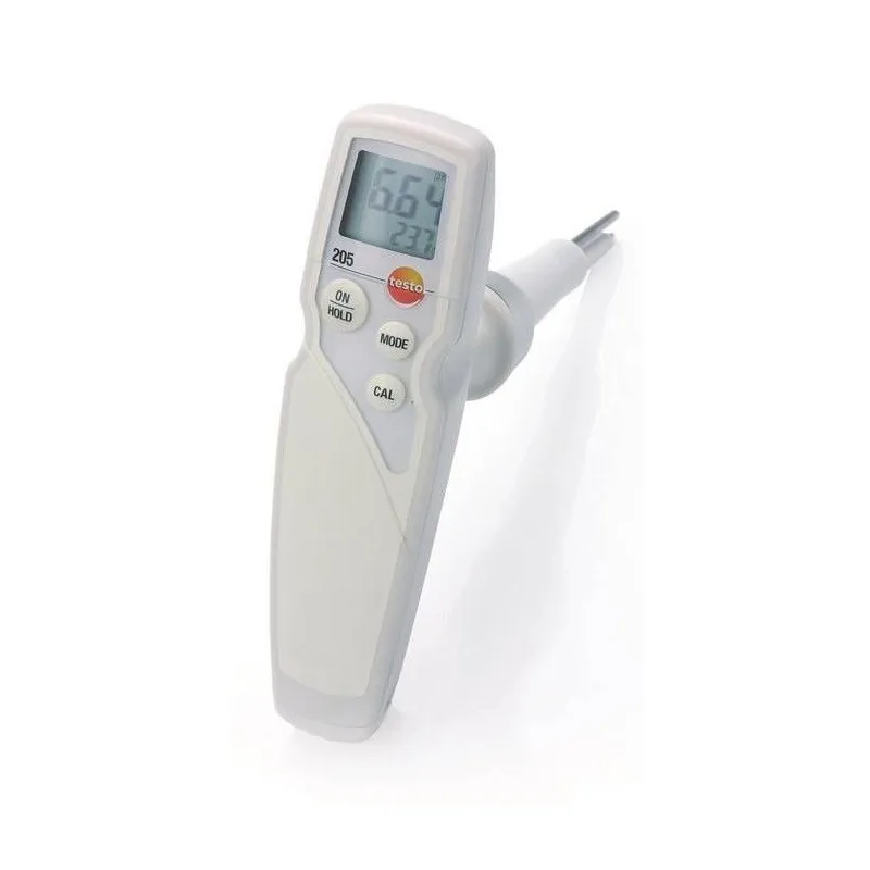 Detu testo205 pH meter penetration type food pH meter semi-solid meat digital thermometer test pen