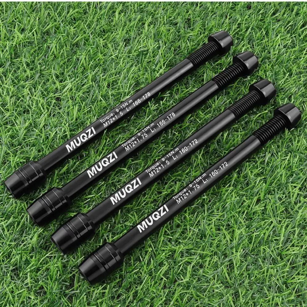

Front Rear Axle Bike Thru Axle Bike Shaft M12*1.5/1.75MM Bike Hub Skewers Aluminum Alloy 166-178 mm Bike Barrel Shaft Trainer