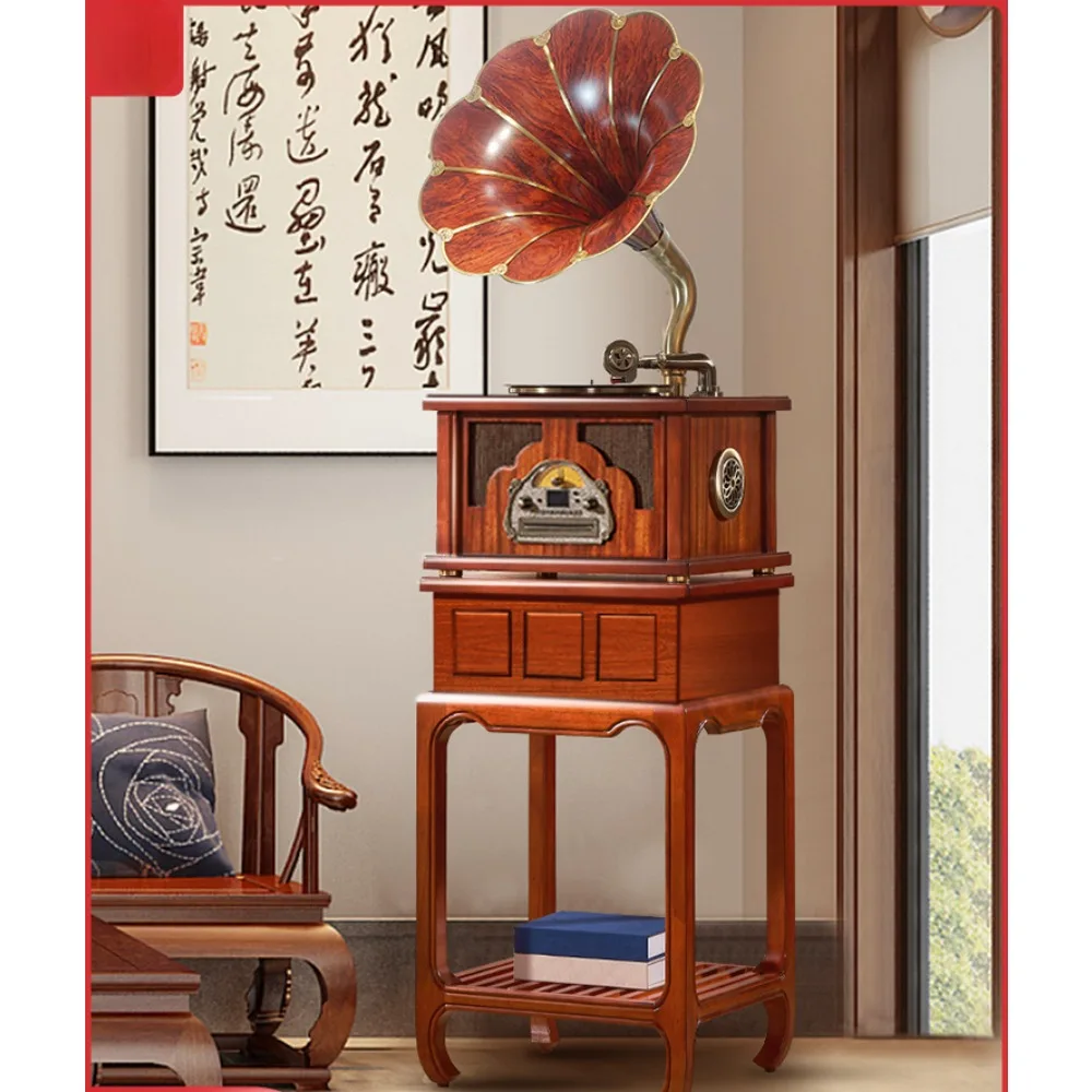 New Chinese phonograph Chinese living room retro big speaker antique old audio vinyl record player