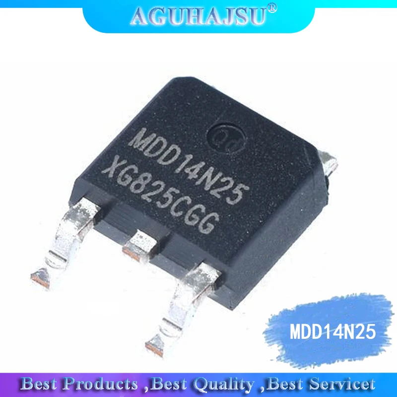 10 unids/lote MDD14N25 14N25 MOS TO-252 nuevo original