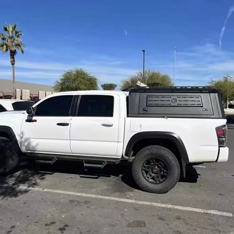 4x4 Offroad Pickup Bed Caps Canopy Steel Topper Hardtop Waterproof Canopy Camper Shell Topper for 2025 Tacoma 5Ft