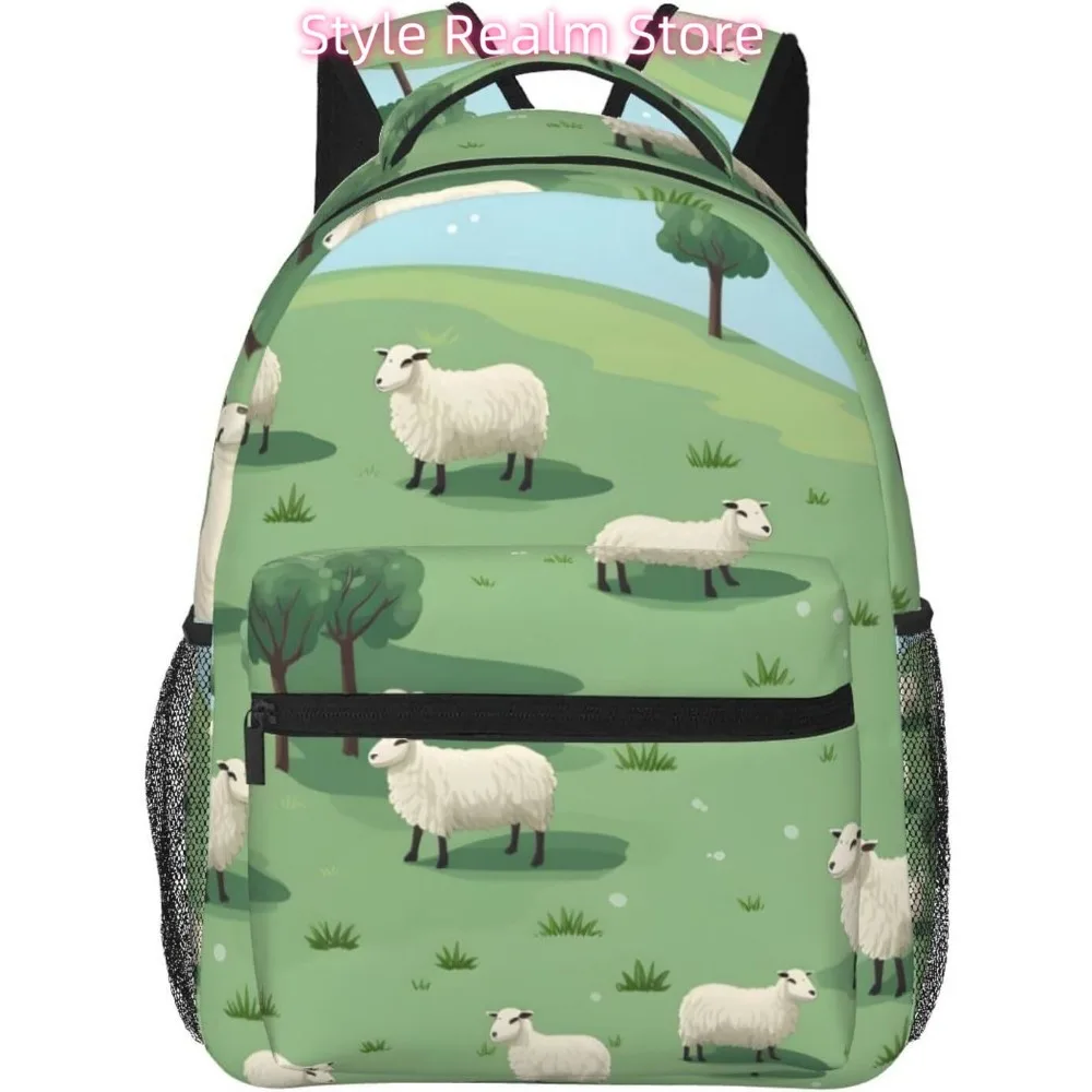 

laptop bag back to school Spring Sheep Lightweight Laptop Backpack Lightweight Multipurpose Travel Casual Daypack Unisex College