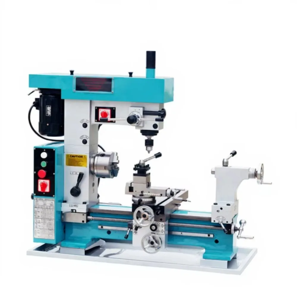 232kg Combination Tool Bench Lathe Drilling Milling Machine for Metalworking Workshop DIY