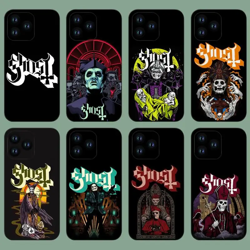 Rock Ghost Heavy Metal Band Phone Case For iPhone 11 12 13 14 Mini Pro XS Max X S Plus XR Shell