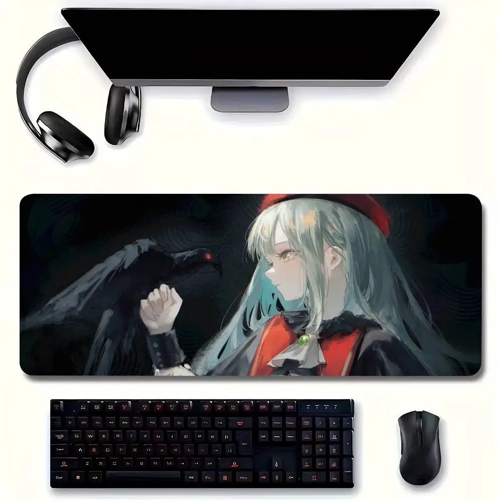 Wakaba Mutsumi BanG Dream Anime Mousepad Non-slip Suitable For Office Computers Laptops E-sports Game Desk Mats XXL Keyboard