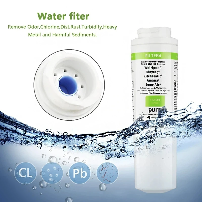 Replace For EDR4RXD1 Refrigerator Water Filter ,Filter4,For 4396395,UKF8001,469005,Pur Filter 4(1-5PCS)