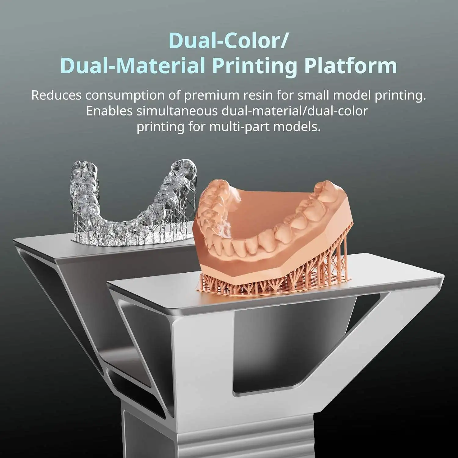 ANYCUBIC Photon P1 Resin 3D Printer Support Dual-Color&Material Printing , Precision-Ground Steel Build Plate For 3D Hobbyists
